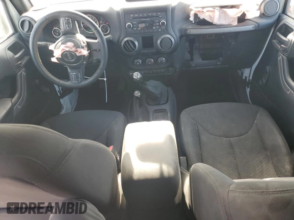 2018 Jeep Wrangler JK Unlimited Sport S with VIN 1C4BJWDG7JL865323, listed as a Copart auction lot 82657514 with 15,408 mi miles and Salvage Title. Bid and sale history available at carsss.com. Image 8.