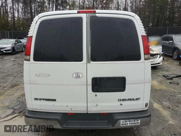 1999 Chevrolet Express z VIN 1GBFG15R1X1096488, wystawiony jako Copart lot #44078235 z przebiegiem Nie podano mil oraz Czysty tytuł • Clean title. Historia ofert i sprzedaży dostępna na DreamBid. Obrazek 6.