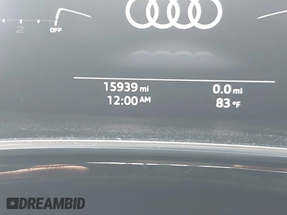 2021 Audi Q3 S line Premium Plus with VIN WA1EECF32M1047731, listed as a IAAI auction lot 39714835 with 15,939 mi miles and . Bid and sale history available at DreamBid. Image 15.