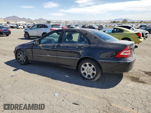 2005 Mercedes-Benz C 240 with VIN WDBRF61J15A712498, listed as a Copart auction lot 50835965 with 82,062 mi miles and Salvage Title. Bid and sale history available at DreamBid. Image 2.
