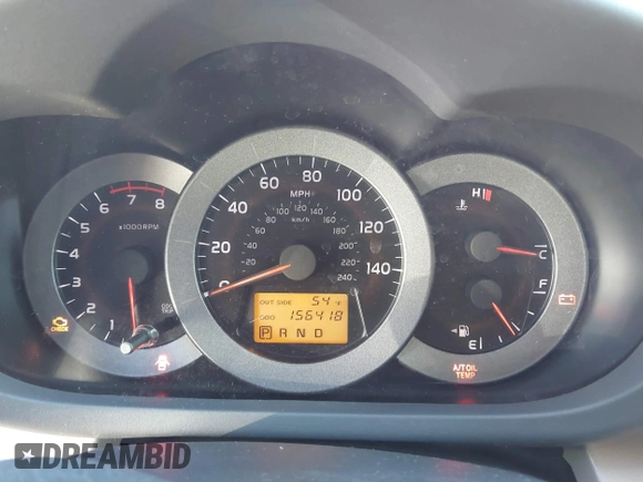 2008 Toyota RAV4 with VIN JTMBK33V585070572, listed as a IAAI auction lot 41779262 with 156,418 mi miles. Bid and sale history available at carsss.com. Image 7.