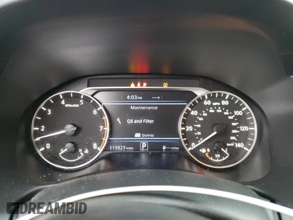 2020 Nissan Altima 2.5 S with VIN 1N4BL4BV5LC141591, listed as a Copart auction lot 47452405 with 115,823 mi miles and Salvage Title. Bid and sale history available at carsss.com. Image 9.