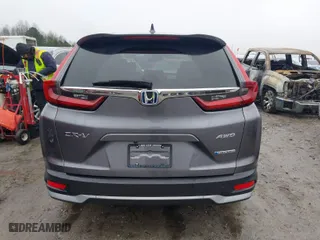2020 Honda CR-V Hybrid EX-L with VIN 7FART6H8XLE011609, listed as a IAAI auction lot 41573897 with 95,966 mi miles. Bid and sale history available at carsss.com. Image 16.