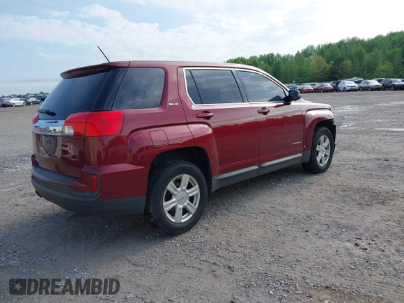 2016 GMC Terrain SLE with VIN 2GKALMEK5G6187402, listed as a IAAI auction lot 42078603 with 171,408 mi miles. Bid and sale history available at carsss.com. Image 4.