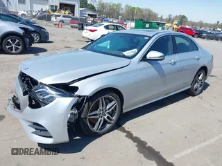 2018 Mercedes-Benz E-Class E 300 with VIN WDDZF4JB0JA472648, listed as a IAAI auction lot 41843995 with 128,590 mi miles. Bid and sale history available at carsss.com. Image 2.