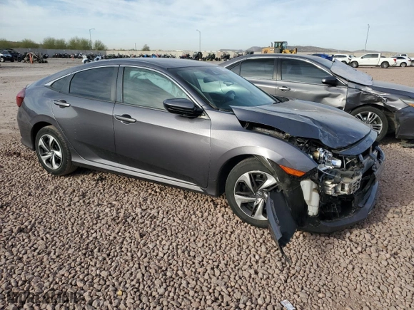 2020 Honda Civic Sedan LX with VIN 19XFC2F60LE208562, listed as a Copart auction lot 47823145 with 38,259 mi miles and Salvage Title. Bid and sale history available at carsss.com. Image 4.