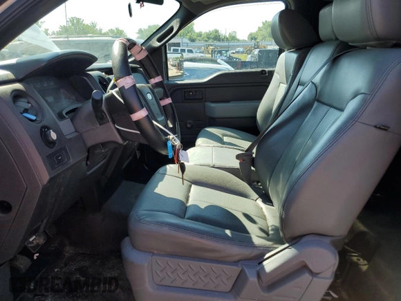 2013 Ford F-150 XL with VIN 1FTNF1CF9DKD65698, listed as a Copart auction lot 62138285 with 166,352 mi miles and Clean title. Bid and sale history available at DreamBid. Image 7.