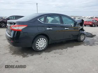 2014 Nissan Sentra SV with VIN 3N1AB7AP4EY241398, listed as a Copart auction lot 50979105 with 37,388 mi miles and Non repairable. Bid and sale history available at DreamBid. Image 3.