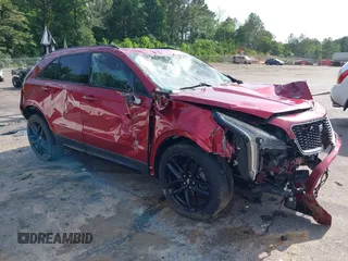 2019 Cadillac XT4 FWD Sport z VIN 1GYFZER40KF174177, wystawiony jako IAAI lot #42226989 z przebiegiem 82 545 mil mil oraz . Historia ofert i sprzedaży dostępna na DreamBid. Obrazek 1.