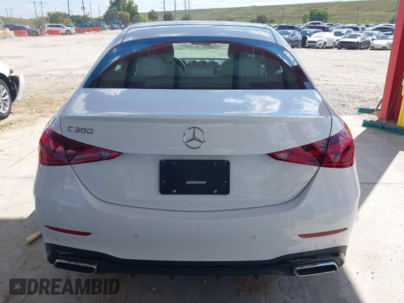 2024 Mercedes-Benz C 300 with VIN W1KAF4GB3RR215534, listed as a IAAI auction lot 41635335 with 5,652 mi miles and . Bid and sale history available at DreamBid. Image 16.