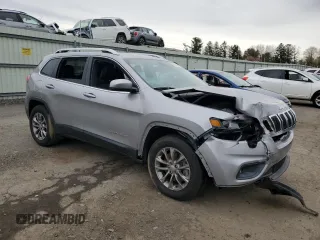 2019 Jeep Cherokee Latitude Plus with VIN 1C4PJMLX8KD447411, listed as a Copart auction lot 52670855 with 40,966 mi miles and Salvage Title. Bid and sale history available at carsss.com. Image 4.