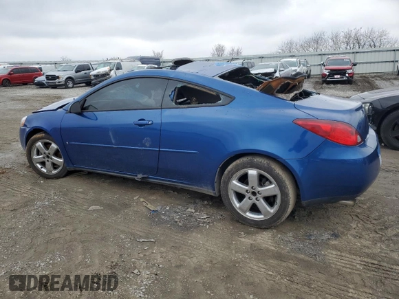 2006 Pontiac G6 GT with VIN 1G2ZH158464178231, listed as a Copart auction lot 44640275 with 0 mi miles and Salvage Title. Bid and sale history available at carsss.com. Image 2.