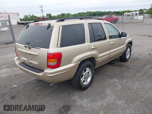 2000 Jeep Grand Cherokee Limited with VIN 1J4GW58S8YC361416, listed as a IAAI auction lot 42342095 with 138,100 mi miles and . Bid and sale history available at DreamBid. Image 4.