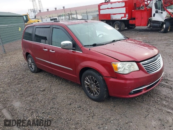 2011 Chrysler Town & Country Limited with VIN 2A4RR6DG1BR630717, listed as a IAAI auction lot 41652892 with 156,435 mi miles. Bid and sale history available at carsss.com. Image 1.