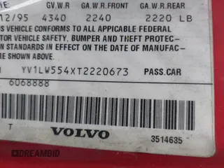 1996 Volvo 850 с VIN YV1LW554XT2220673, выставлен на аукционе IAAI как лот 42041457 с пробегом 217 638 миль миль и . История ставок и продаж доступна на DreamBid. Изображение 9.