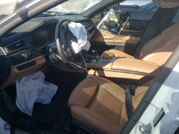 2015 BMW 7 Series 740Li xDrive with VIN WBAYF4C56FD873962, listed as a Copart auction lot 81547544 with 0 mi miles and Salvage Title. Bid and sale history available at carsss.com. Image 7.