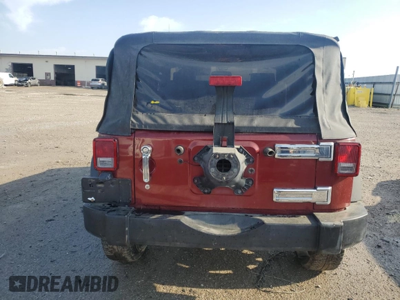 2009 Jeep Wrangler X with VIN 1J4FA24119L756089, listed as a Copart auction lot 56953205 with 158,157 mi miles and Salvage title. Bid and sale history available at DreamBid. Image 6.