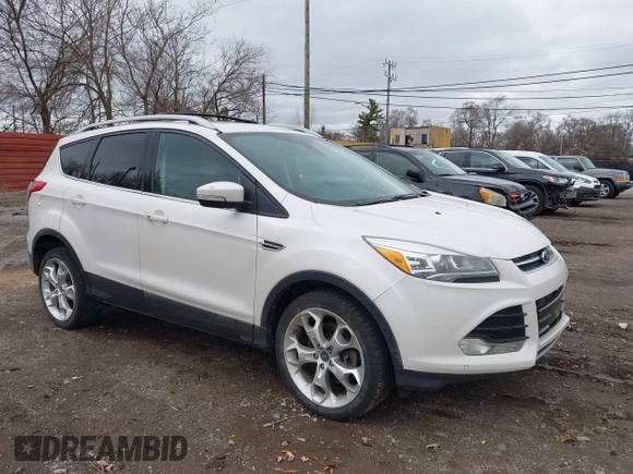 2013 Ford Escape Titanium with VIN 1FMCU0J96DUD85315, listed as a IAAI auction lot 41934204 with 152,132 mi miles and . Bid and sale history available at carsss.com. Image 1.