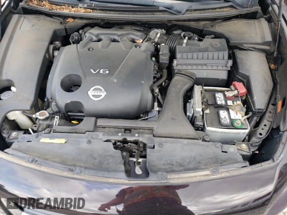 2013 Nissan Maxima S with VIN 1N4AA5AP3DC845834, listed as a Copart auction lot 55422865 with 106,938 mi miles and Salvage Title. Bid and sale history available at DreamBid. Image 11.