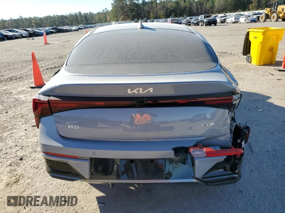 2025 Kia K5 GT-Line with VIN KNAG64J7XS5290556, listed as a Copart auction lot 84725424 with 8,021 mi miles and Salvage Title. Bid and sale history available at carsss.com. Image 6.