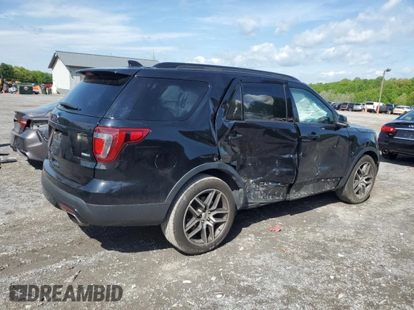 2016 Ford Explorer Sport z VIN 1FM5K8GT2GGA74855, wystawiony jako Copart lot #54953075 z przebiegiem Nie podano mil oraz Szkoda całkowita • Salvage title. Historia ofert i sprzedaży dostępna na DreamBid. Obrazek 3.