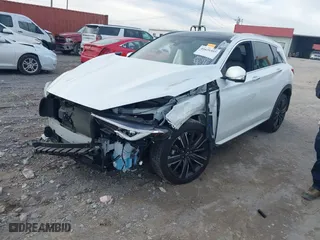 2023 Infiniti QX50 SENSORY with VIN 3PCAJ5EB5PF123717, listed as a IAAI auction lot 41639397 with 8,005 mi miles. Bid and sale history available at carsss.com. Image 2.