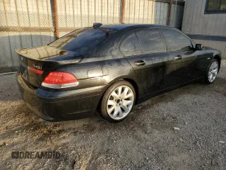 2003 BMW 7 Series 745i with VIN WBAGL63483DP65989, listed as a Copart auction lot 82057064 with 60,735 mi miles and Salvage title. Bid and sale history available at DreamBid. Image 3.