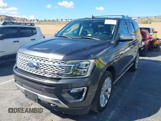 2018 Ford Expedition Platinum with VIN 1FMJU1MT3JEA10525, listed as a IAAI auction lot 41716416 with 33,603 mi miles. Bid and sale history available at carsss.com. Image 2.