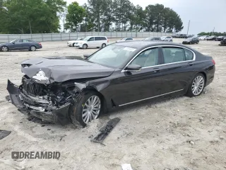 2016 BMW 7 Series 740i z VIN WBA7E2C5XGG547732, wystawiony jako Copart lot #53868025 z przebiegiem 72 838 mil mil oraz Szkoda całkowita • Salvage title. Historia ofert i sprzedaży dostępna na DreamBid. Obrazek 1.