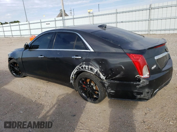 2017 Cadillac CTS Luxury AWD with VIN 1G6AX5SS3H0159377, listed as a Copart auction lot 71490094 with 112,287 mi miles and Salvage Title. Bid and sale history available at DreamBid. Image 2.