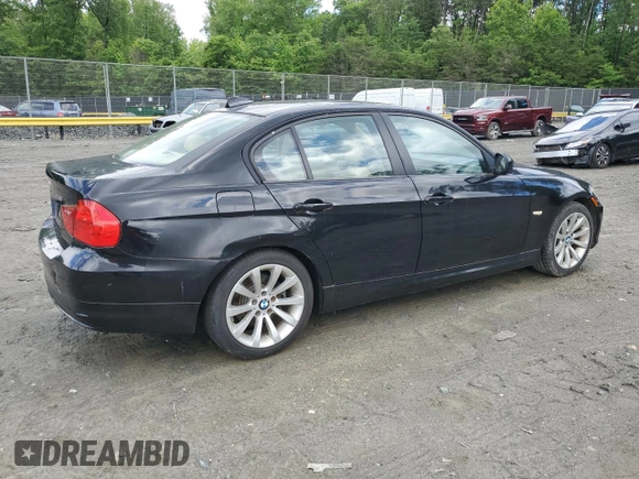 2011 BMW 3 Series 328i with VIN WBAPH5G53BNM78633, listed as a Copart auction lot 56875105 with 96,426 mi miles and Salvage title. Bid and sale history available at DreamBid. Image 3.