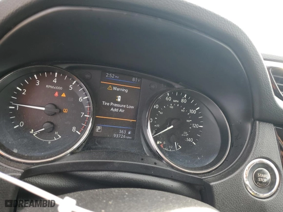 2019 Nissan Rogue Sport SV with VIN JN1BJ1CPXKW228224, listed as a Copart auction lot 47049365 with 93,724 mi miles and Salvage Title. Bid and sale history available at carsss.com. Image 9.