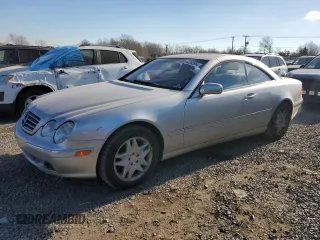2001 Mercedes-Benz CL-Class with VIN WDBPJ75J91A018531, listed as a Copart auction lot 83303954 with 23,660 mi miles and Salvage Title. Bid and sale history available at carsss.com. Image 1.