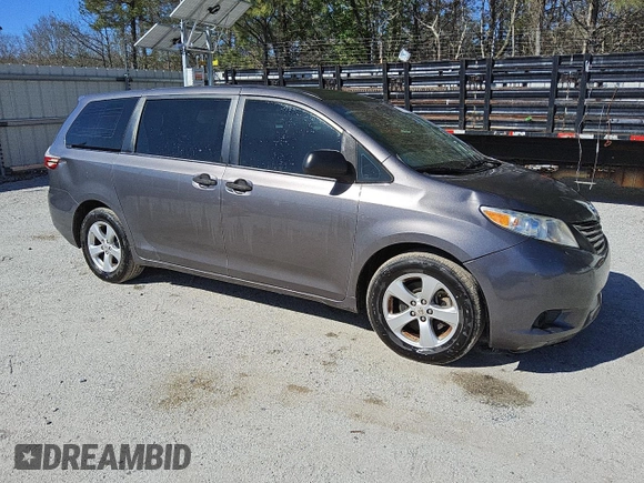 2017 Toyota Sienna L with VIN 5TDZZ3DC2HS899357, listed as a Copart auction lot 48968785 with 138,242 mi miles and Clean Title. Bid and sale history available at DreamBid. Image 4.