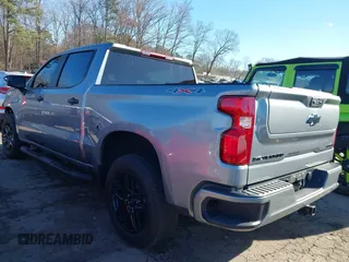 2024 Chevrolet Silverado 1500 Custom with VIN 1GCPDBEK4RZ233798, listed as a IAAI auction lot 41073685 with 33,194 mi miles and . Bid and sale history available at DreamBid. Image 3.
