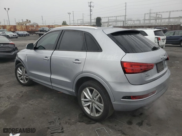 2018 Audi Q3 Premium with VIN WA1BCCFS7JR006220, listed as a Copart auction lot 87286514 with 77,080 mi miles and Salvage Title. Bid and sale history available at carsss.com. Image 2.