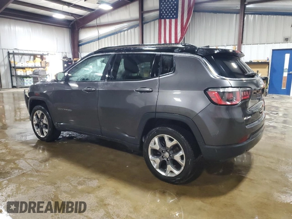 2018 Jeep Compass Limited with VIN 3C4NJDCB4JT262566, listed as a Copart auction lot 51823345 with 114,513 mi miles and Salvage Title. Bid and sale history available at carsss.com. Image 2.
