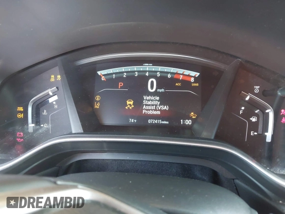 2017 Honda CR-V EX-L with VIN 2HKRW2H87HH650924, listed as a IAAI auction lot 42131606 with 72,415 mi miles and . Bid and sale history available at carsss.com. Image 7.