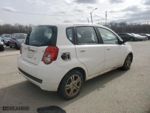 2010 Chevrolet Aveo LT w/1LT with VIN KL1TD6DE9AB119768, listed as a Copart auction lot 49602485 with 104,702 mi miles and Salvage Title. Bid and sale history available at carsss.com. Image 3.