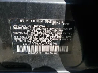 2017 Subaru Crosstrek Limited с VIN JF2GPAKC8H8204194, выставлен на аукционе Copart как лот 66353865 с пробегом 64 134 миль миль и Списание • Salvage title. История ставок и продаж доступна на DreamBid. Изображение 13.