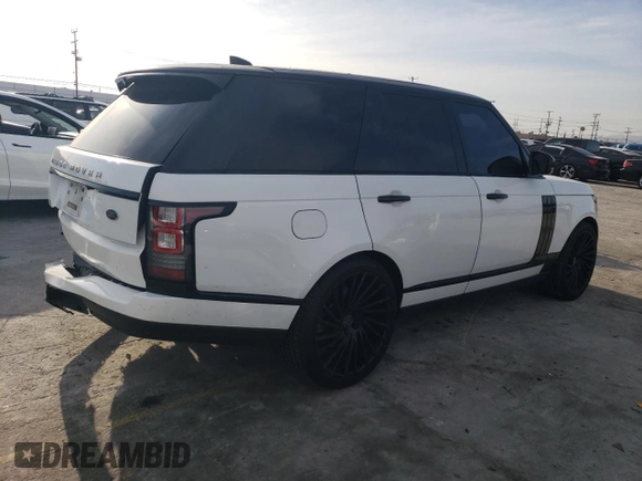 2017 Land Rover Range Rover z VIN SALGR2FV5HA340570, wystawiony jako Copart lot #45050995 z przebiegiem 110 966 mil mil oraz Szkoda całkowita • Salvage title. Historia ofert i sprzedaży dostępna na DreamBid. Obrazek 3.