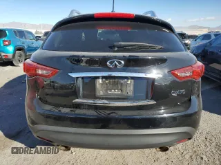 2015 Infiniti QX70 z VIN JN8CS1MU6FM381224, wystawiony jako Copart lot #44370405 z przebiegiem 90 195 mil mil oraz Szkoda całkowita • Salvage title. Historia ofert i sprzedaży dostępna na DreamBid. Obrazek 6.