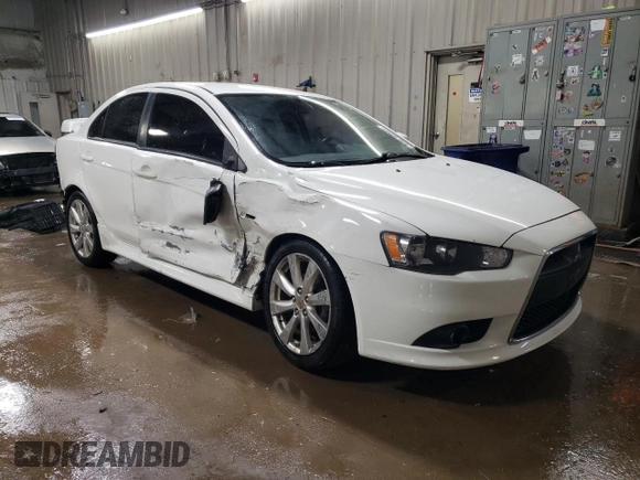 2014 Mitsubishi Lancer GT with VIN JA32U8FWXEU023131, listed as a Copart auction lot 44616945 with 84,977 mi miles and Salvage Title. Bid and sale history available at carsss.com. Image 4.