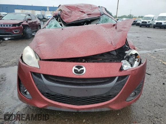 2012 Mazda 5 Touring with VIN JM1CW2CL1C0139300, listed as a Copart auction lot 59616525 with Not provided miles and Salvage title. Bid and sale history available at DreamBid. Image 5.