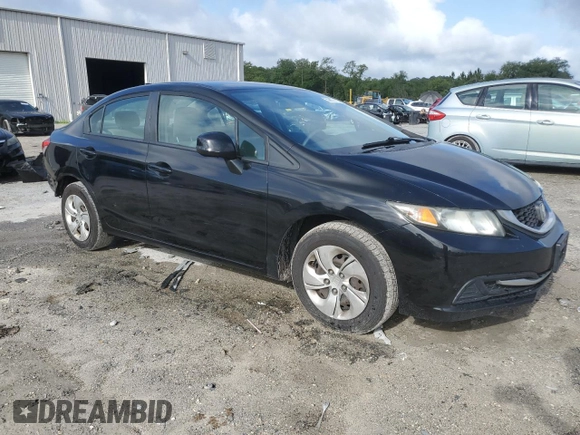 2013 Honda Civic LX с VIN 2HGFB2F56DH599346, выставлен на аукционе Copart как лот 59877115 с пробегом 206 561 миль миль и Списание • Salvage title. История ставок и продаж доступна на DreamBid. Изображение 4.