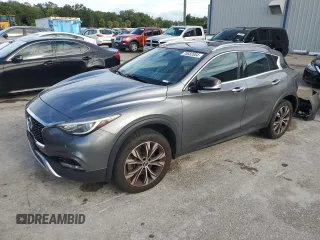 2017 Infiniti QX30 Luxury with VIN SJKCH5CR3HA024888, listed as a Copart auction lot 70682054 with 82,073 mi miles and Salvage Title. Bid and sale history available at carsss.com. Image 1.