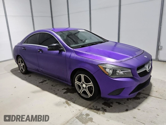 2014 Mercedes-Benz CLA 250 with VIN WDDSJ4EB5EN069970, listed as a Copart auction lot 61029245 with 124,564 mi miles and Clean title. Bid and sale history available at DreamBid. Image 4.