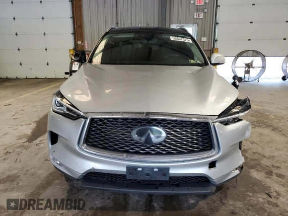 2019 Infiniti QX50 Luxe z VIN 3PCAJ5M39KF128678, wystawiony jako Copart lot #59567025 z przebiegiem 103 090 mil mil oraz Szkoda całkowita • Salvage title. Historia ofert i sprzedaży dostępna na DreamBid. Obrazek 5.