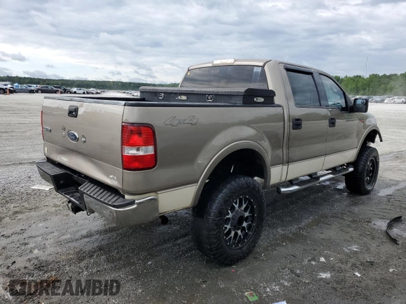2004 Ford F-150 XLT with VIN 1FTPW14564KD21754, listed as a Copart auction lot 59007395 with 171,537 mi miles and Salvage title. Bid and sale history available at DreamBid. Image 3.