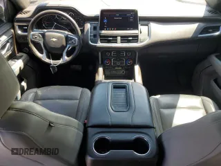2021 Chevrolet Tahoe LT with VIN 1GNSCNKD7MR355575, listed as a Copart auction lot 53296505 with 91,928 mi miles and Salvage title. Bid and sale history available at DreamBid. Image 8.